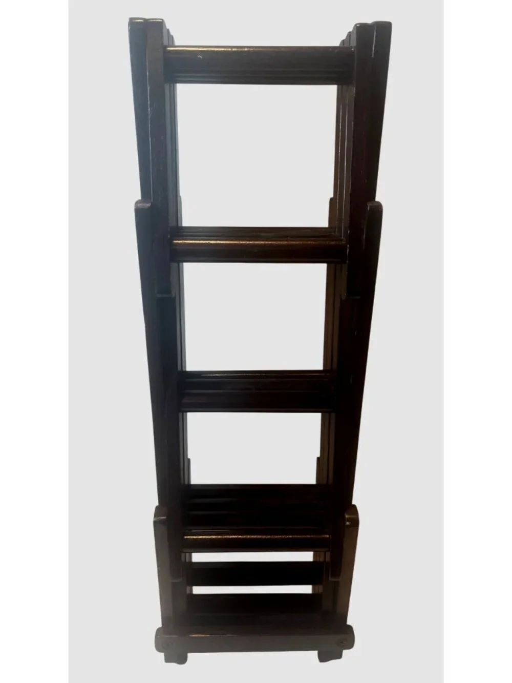 Expandable Wooden Wine Racks or Towel Holders Dark Brown and Light Finish Compac